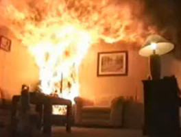 christmas tree fire