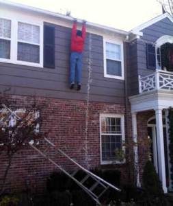 holiday ladder accident